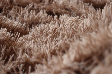 close up of a fur texture