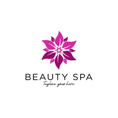 Logo vector logo for beauty Spa and relaxation, Vector female fashion logo template