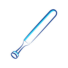 Baseball bat wooden object isolated icon