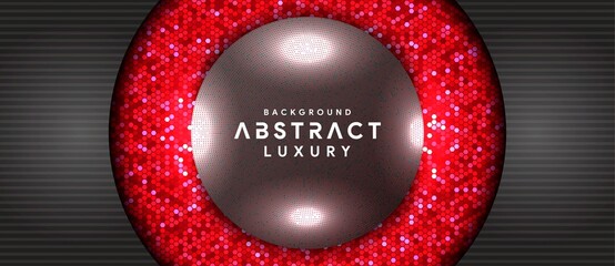 abstract luxury design background with overlap layers with glitter dot element decoration