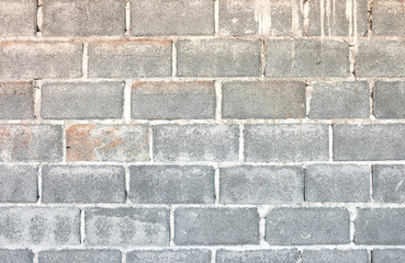 Concrete block wall background and texture.