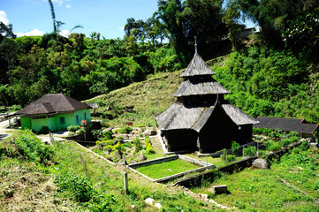 WEST SUMATERA, INDONESIA -JUNE 8, 2014: Tuo Kayu Jao Mosque is located in West Sumatra, Indonesia....