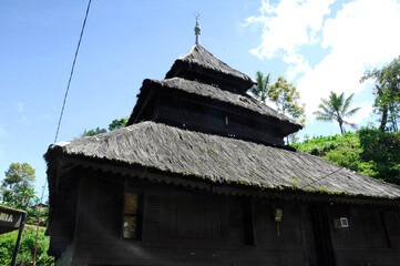 WEST SUMATERA, INDONESIA -JUNE 8, 2014: Tuo Kayu Jao Mosque is located in West Sumatra, Indonesia....