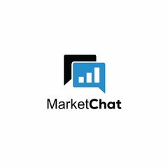 symbol icon market chat logo design inspiration.