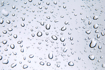 Rain drops in Countryside of Germany. Photographed in 2011.