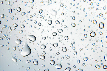 Rain drops in Countryside of Germany. Photographed in 2011.