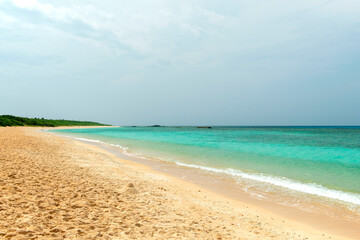 Fototapeta premium 沖縄県 波照間島のニシ浜