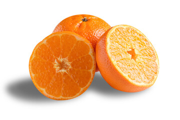 isolate oranges with clipping paths