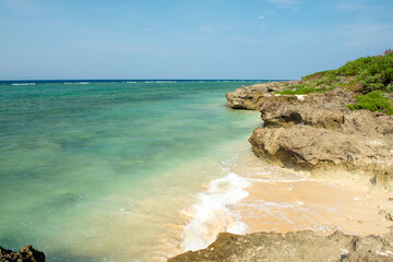 沖縄県　波照間島のブドゥマリ浜