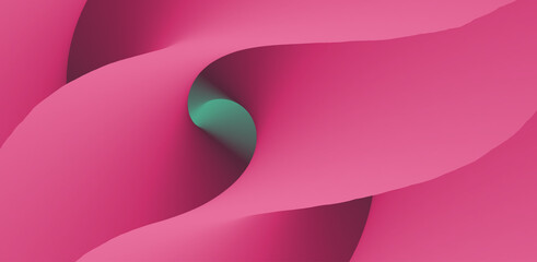 Abstract background with dynamic effect. Optical illusion of distortion of space. Modern pattern. 3d vector illustration for design.