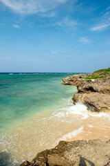 沖縄県　波照間島のブドゥマリ浜