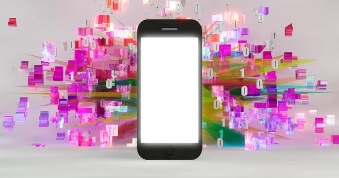 New Game or App Mock Up on Smartphone Template