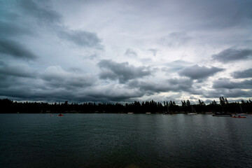 Stormy Weather over Clear Lake Manitoba Canada