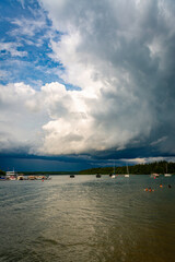 Stormy Weather over Clear Lake Manitoba Canada