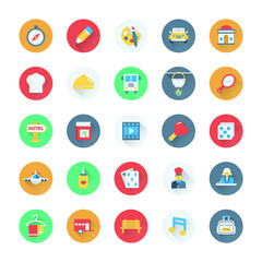 Summer and Holidays Vector Icons 9