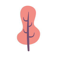 tree plant nature isolated icon