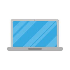 laptop computer technology isolated icon