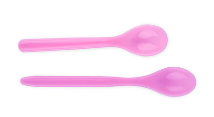 Set of Tea Colored Spoons, Isolated