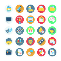 School and Education Vector Icons 8