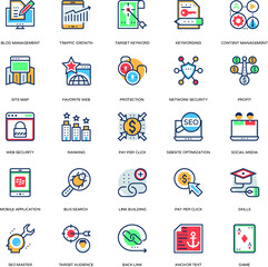 Seo and Marketing Vector Icons 32