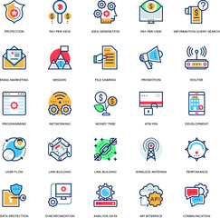 Seo and Marketing Vector Icons 36