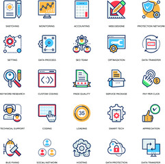 Seo and Marketing Vector Icons 37