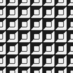 Seamless abstract pattern with elements of square buttons - 366872296
