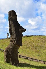Moai en Isla de Pascua, Chile