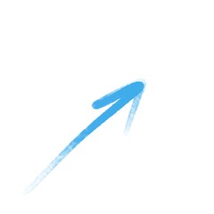 blue paint brush
