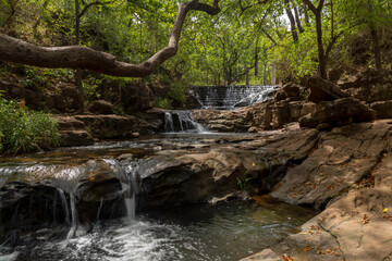 Bee Water Fall on Hill Station 