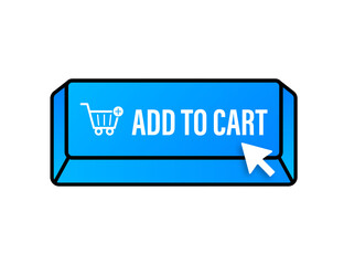 Add to cart icon. Shopping Cart icon. Vector stock illustration