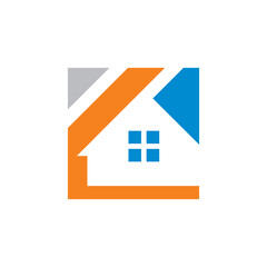 Fototapeta na wymiar abstract home logo , real estate logo