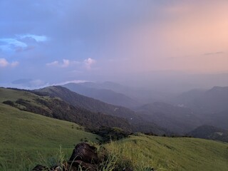 mountain landscape in the morning