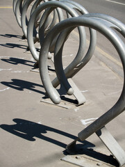 Metal Bicycle Parking Rack Construction