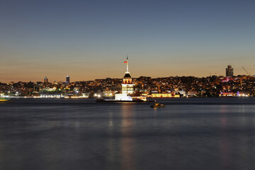 Maidens Tower in Istanbul, Turkey