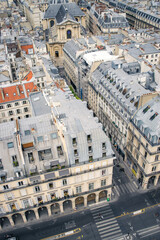 Paris apartments aerial view