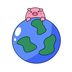 earth and pig