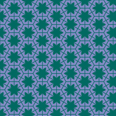 seamless abstract geomatric indian hexagonal floral pattern. beautiful illustration.