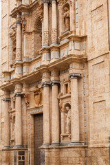 Baroque church of Carmen, Valencia, Spain.