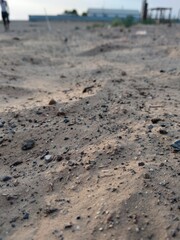 man walking on the beach