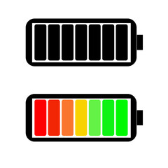 Battery charge indicator of smartphone or electronic device 