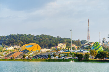 The Lam Vien Square and the Xuan Huong Lake, Dalat