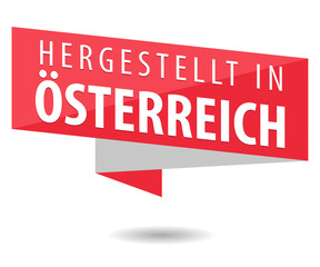 Made in Austria - Hergestellt in Österreich