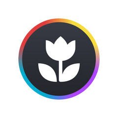 Flower -  Push Button