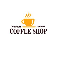 coffee shop illustration design elements vintage vector