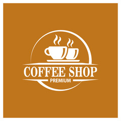 coffee shop illustration design elements vintage vector
