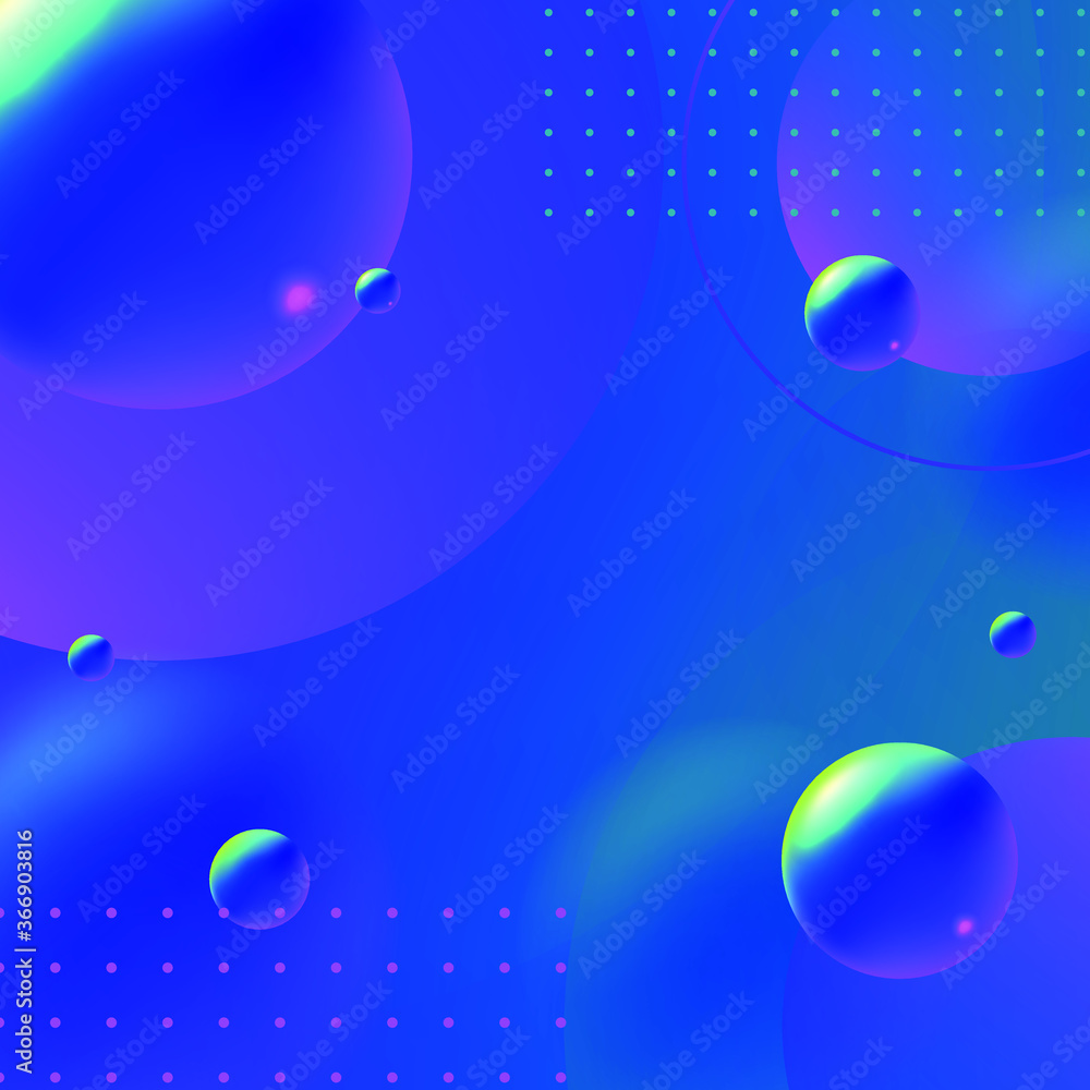 Poster 3d abstract fluid background with liquid modern shapes . isolated vector elements