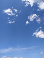 blue sky with clouds