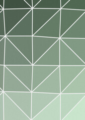 Fototapeta na wymiar Celadon color Abstract color Low-Polygones Generative Art background illustration