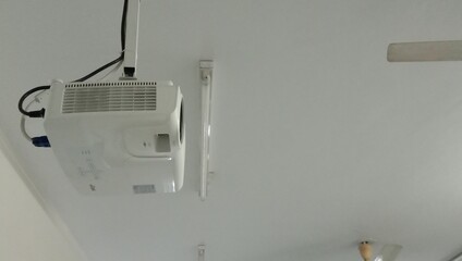 projector on ceiling in hall room